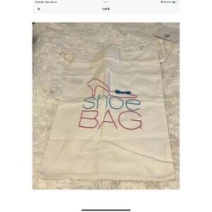 Buckhead Betties Shoe Bag Colorful Design Embroidered NEW WITH TAGS